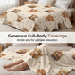 🛋️ Ultra-Soft Printed Flannel Throw Blanket