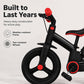 🚲 4-in-1 Convertible Kids Trike – Balance Bike, Tricycle & Push Stroller with Parent Handle