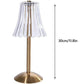 💡 Retro Rechargeable Table Lamp with Touch Dimming – Cordless 3-Stage Dimmable LED Desk Lamp, Portable Wireless Bedside Light