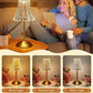 💡 Retro Rechargeable Table Lamp with Touch Dimming – Cordless 3-Stage Dimmable LED Desk Lamp, Portable Wireless Bedside Light