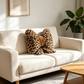💕Leopard Print Bowknot Throw Pillow