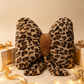 💕Leopard Print Bowknot Throw Pillow