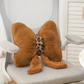 💕Leopard Print Bowknot Throw Pillow