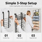 🛁 Hanging Metal Towel Holder – Sturdy Wall Mounted Towel Rack