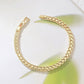 ✨ Women's Gold Chain Bracelet – Elegant Gold Tone Everyday Wear