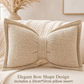 🎀 Soft Chenille Bow-Shaped Throw Pillow – Cozy Plush Decorative Cushion with Big Ribbon Design, Perfect for Sofa, Bed & Car 🛋️✨