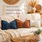 🎀 Soft Chenille Bow-Shaped Throw Pillow – Cozy Plush Decorative Cushion with Big Ribbon Design, Perfect for Sofa, Bed & Car 🛋️✨