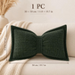 🎀 Soft Chenille Bow-Shaped Throw Pillow – Cozy Plush Decorative Cushion with Big Ribbon Design, Perfect for Sofa, Bed & Car 🛋️✨