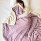 🧣 Thickened Faux Cashmere Throw Blanket – Ultra-Soft Luxurious Microfiber Plaid Blanket