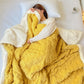 🧣 Thickened Faux Cashmere Throw Blanket – Ultra-Soft Luxurious Microfiber Plaid Blanket