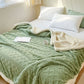🧣 Thickened Faux Cashmere Throw Blanket – Ultra-Soft Luxurious Microfiber Plaid Blanket