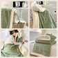 🧣 Thickened Faux Cashmere Throw Blanket – Ultra-Soft Luxurious Microfiber Plaid Blanket