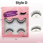 👁️ 2 Pairs Reusable Long Self Adhesive Eyelashes – No Glue Needed, Natural Look Strip Lashes with Adhesive Strip, Easy to Wear & Remove ✨