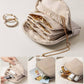 👝 Mini Travel Jewelry Bag with Zipper – Portable Jewelry Organizer Pouch with Multiple Compartments, Anti-Tangle Case