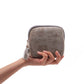 👝 Mini Travel Jewelry Bag with Zipper – Portable Jewelry Organizer Pouch with Multiple Compartments, Anti-Tangle Case