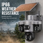 📹 Triple Lens Solar Security Camera