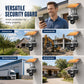📹 Triple Lens Solar Security Camera