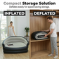 🛋️ Portable Inflatable Double Sofa – 5-in-1 Air Sofa Bed Lounger with Quick Inflation, Converts to Bed/Chair/Lounger
