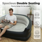 🛋️ Portable Inflatable Double Sofa – 5-in-1 Air Sofa Bed Lounger with Quick Inflation, Converts to Bed/Chair/Lounger