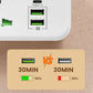 🔌 Multi-Port USB Wall Charger with Type-C Fast Charging