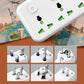 🔌 Multi-Port USB Wall Charger with Type-C Fast Charging