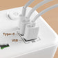 🔌 Multi-Port USB Wall Charger with Type-C Fast Charging