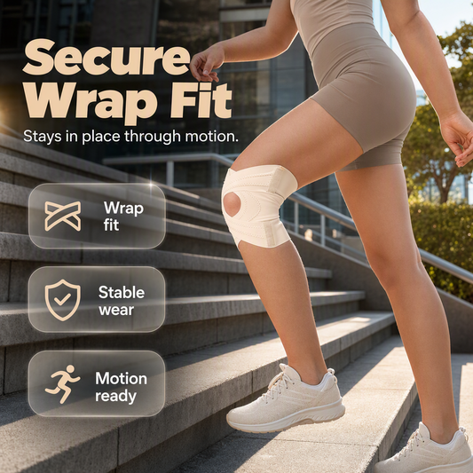 🦵 Breathable Cross-Strap Knee Brace – Adjustable Support with X-Back Stabilising Straps, Lightweight & Comfortable for Daily Wear, Sports & Recovery 🏃‍♂️✨