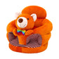 🐻 Cartoon Baby Support Sofa – Anti-Roll Infant Sitting Chair with Sturdy Backrest, Soft Plush Toddler Floor Seat