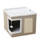 🐱 2-in-1 Foldable Cat Cube House – Indoor Cat Cave & Ottoman Stool