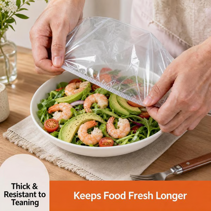 🥗 Disposable Elastic Food Bowl Covers