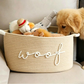 🌿 Hand-Woven Pet Toy Storage Basket