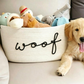 🌿 Hand-Woven Pet Toy Storage Basket