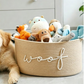 🌿 Hand-Woven Pet Toy Storage Basket