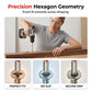 🔧 Heavy-Duty Pagoda Hex Bits Set