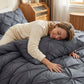 🛏️3-Piece Pintuck Pleated Duvet Cover & Pillowcases Set
