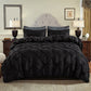 🛏️3-Piece Pintuck Pleated Duvet Cover & Pillowcases Set