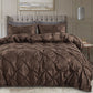 🛏️3-Piece Pintuck Pleated Duvet Cover & Pillowcases Set