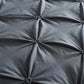 🛏️3-Piece Pintuck Pleated Duvet Cover & Pillowcases Set