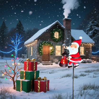 🎅 Solar-Powered Santa Claus Garden Stake Light