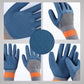 🔧 12 Pairs Rubber Coated Work Gloves – Non-Slip Latex Palm Safety Gloves, Breathable & Comfortable s