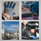 🔧 12 Pairs Rubber Coated Work Gloves – Non-Slip Latex Palm Safety Gloves, Breathable & Comfortable s