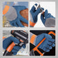 🔧 12 Pairs Rubber Coated Work Gloves – Non-Slip Latex Palm Safety Gloves, Breathable & Comfortable s