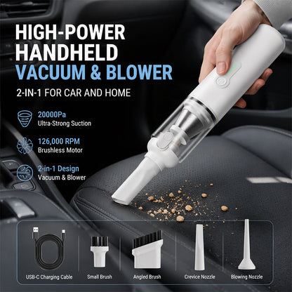 💨 Handheld Cordless Car Vacuum Cleaner