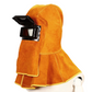 🔥 Heavy-Duty Welding Mask with Neck & Shoulder Drape – Cowhide Split Leather Welding Hood with Solar Auto-Darkening Filter