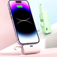 🎒 Portable Power Bank with Built-in Cables