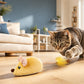 😺 Interactive Squeaking Plush Cat Toy