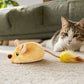 😺 Interactive Squeaking Plush Cat Toy