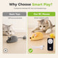 😺 Interactive Squeaking Plush Cat Toy