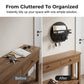🏠 Wall Mount Key Holder with Shelf & Hooks