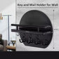 🏠 Wall Mount Key Holder with Shelf & Hooks